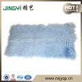 Wholesale high quality bleached Blue Tibet Lamb Fur Plate